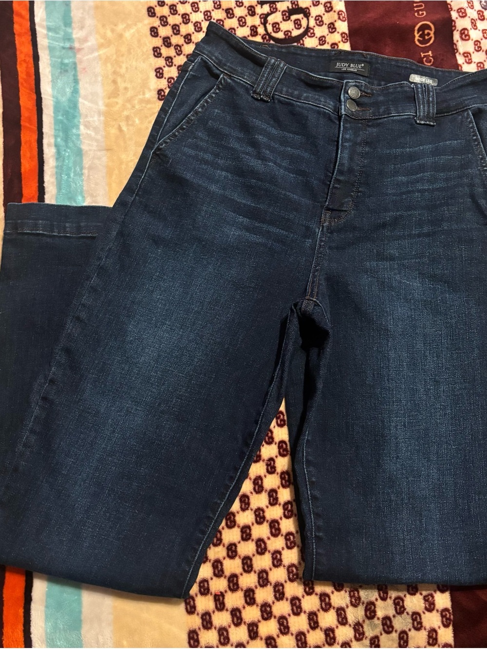 Slim Straight Dark Blue Jeans – Jody Blue